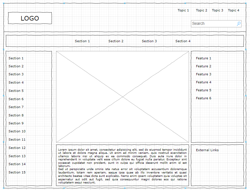 Storyboard Wireframe